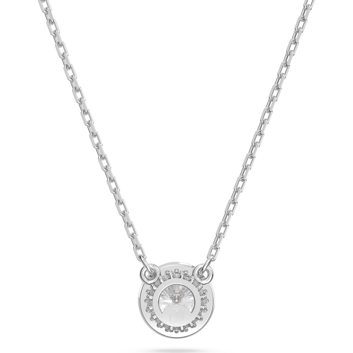 Swarovski - Constella Anhänger Rundschliff, Pavé, Weiß, Rhodiniert - CRYSTAL UNTERBERGER