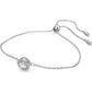 Swarovski - Constella Armband Rundschliff, Pavé, Weiß, Rhodiniert - CRYSTAL UNTERBERGER