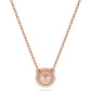 Swarovski - Constella Anhänger Rundschliff, Pavé, Weiß, Roségold-Legierungsschicht - CRYSTAL UNTERBERGER