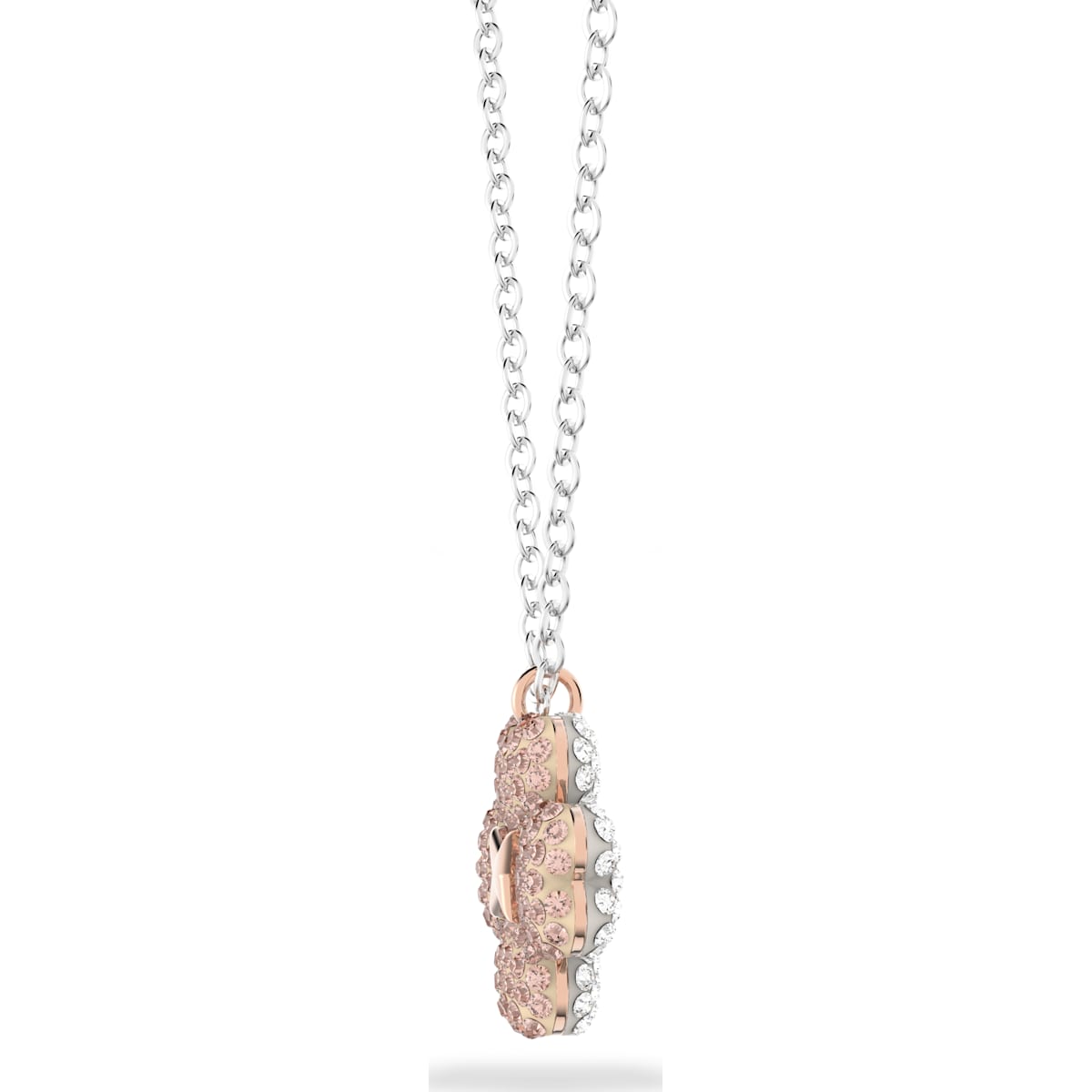 Swarovski - Latisha Anhänger Blume, Rosa, Metallmix - CRYSTAL UNTERBERGER