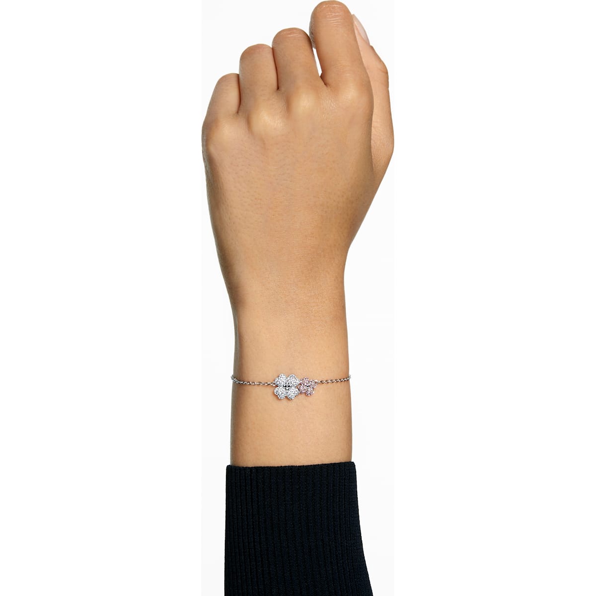 Swarovski - Latisha Armband Blume, Mehrfarbig, Rhodiniert - CRYSTAL UNTERBERGER