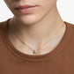 Swarovski - Constella Anhänger Rundschliff, Weiß, Goldlegierungsschicht - CRYSTAL UNTERBERGER