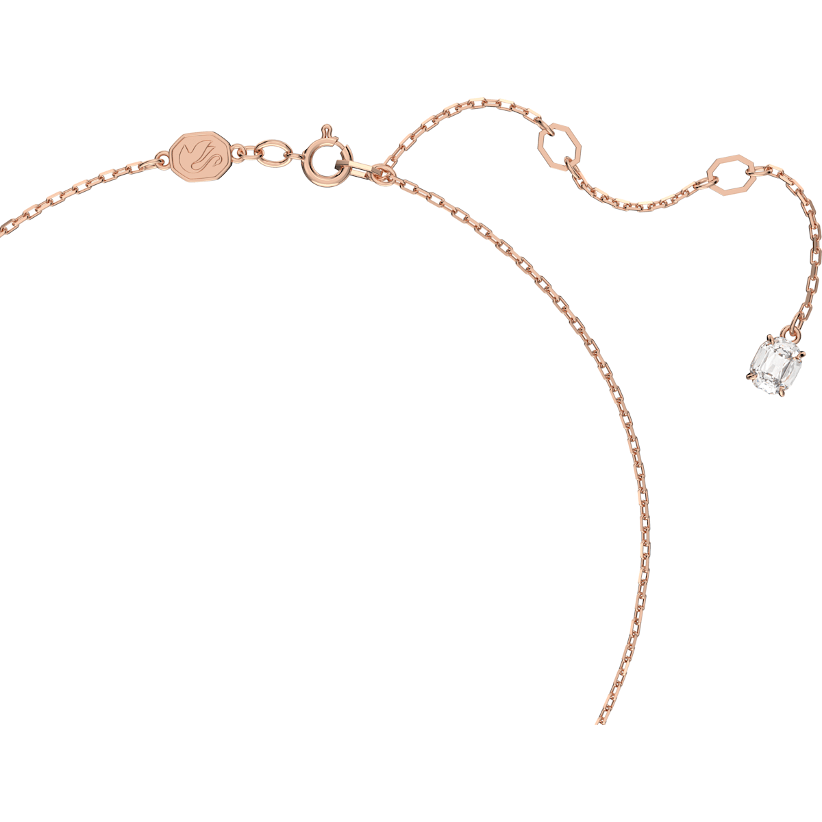 Swarovski - Constella Anhänger Rundschliff, Weiß, Roségold-Legierungsschicht - CRYSTAL UNTERBERGER