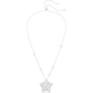 Swarovski - Stella Anhänger Verschiedene Schliffe, Stern, Weiß, Rhodiniert - CRYSTAL UNTERBERGER