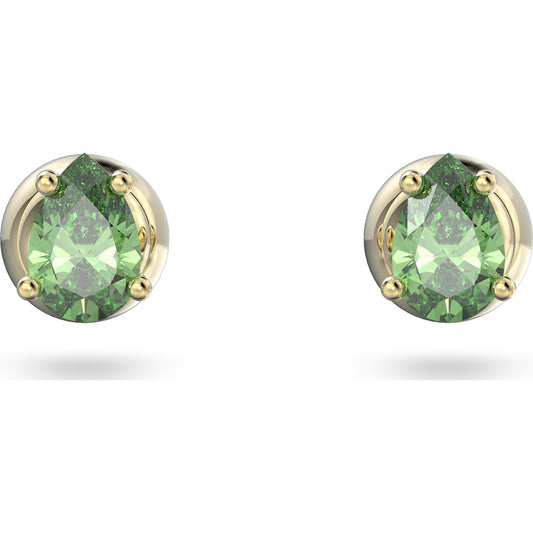 Swarovski - Stilla Ohrstecker, Tropfenschliff, Grün, Goldlegierungsschicht - CRYSTAL UNTERBERGER