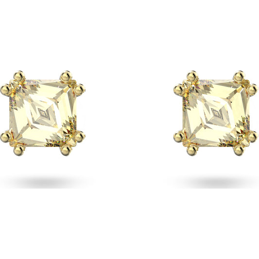 Swarovski - Stilla Ohrstecker, Gelb, Goldlegierungsschicht - CRYSTAL UNTERBERGER