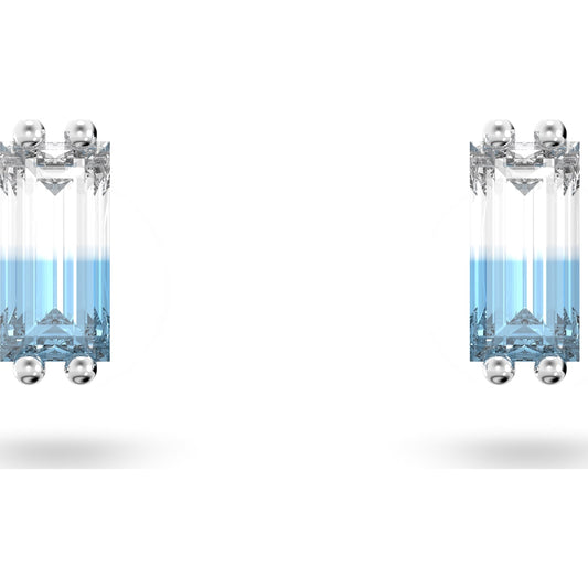 Stilla Ohrstecker, Blau, Rhodiniert - CRYSTAL UNTERBERGER
