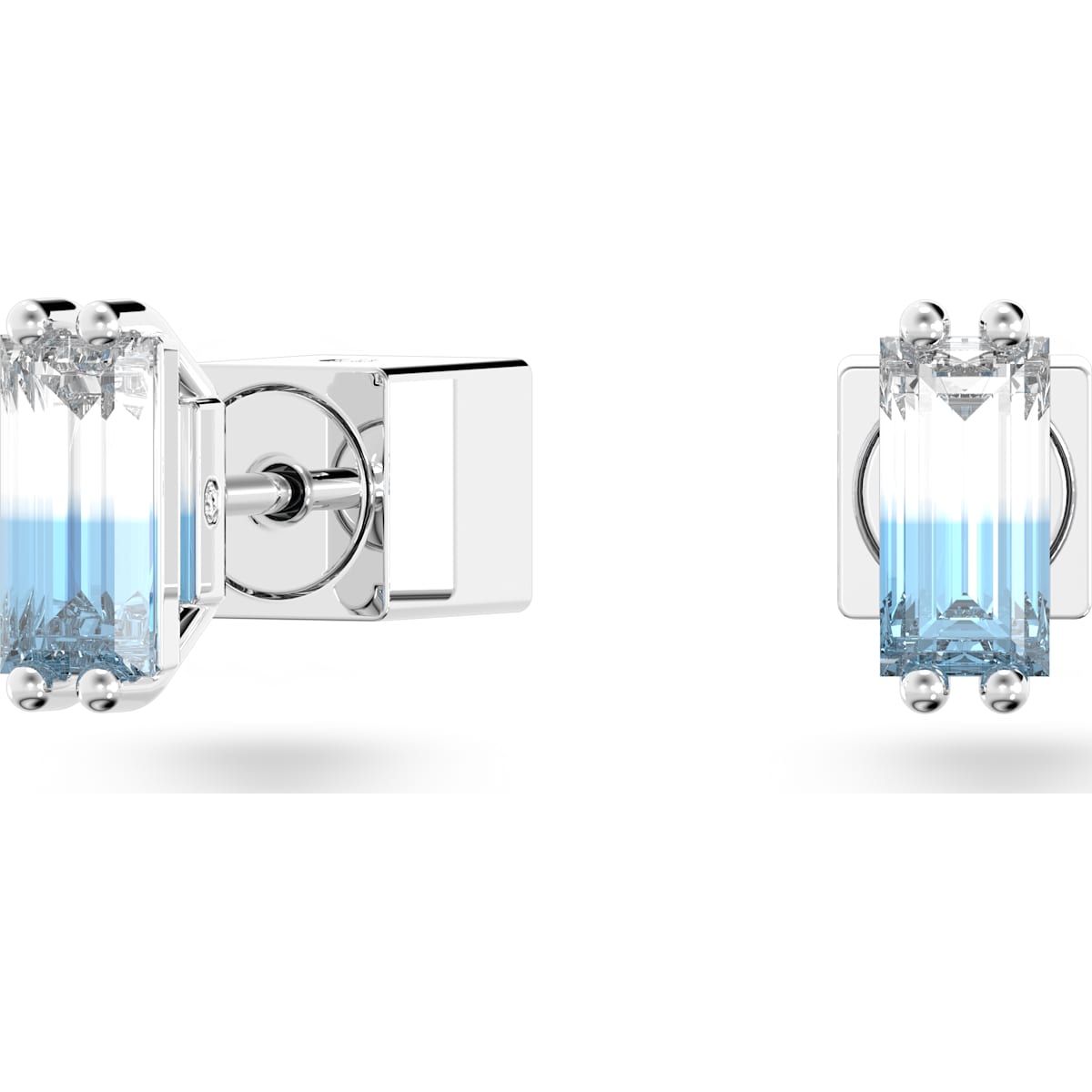 Stilla Ohrstecker, Blau, Rhodiniert - CRYSTAL UNTERBERGER
