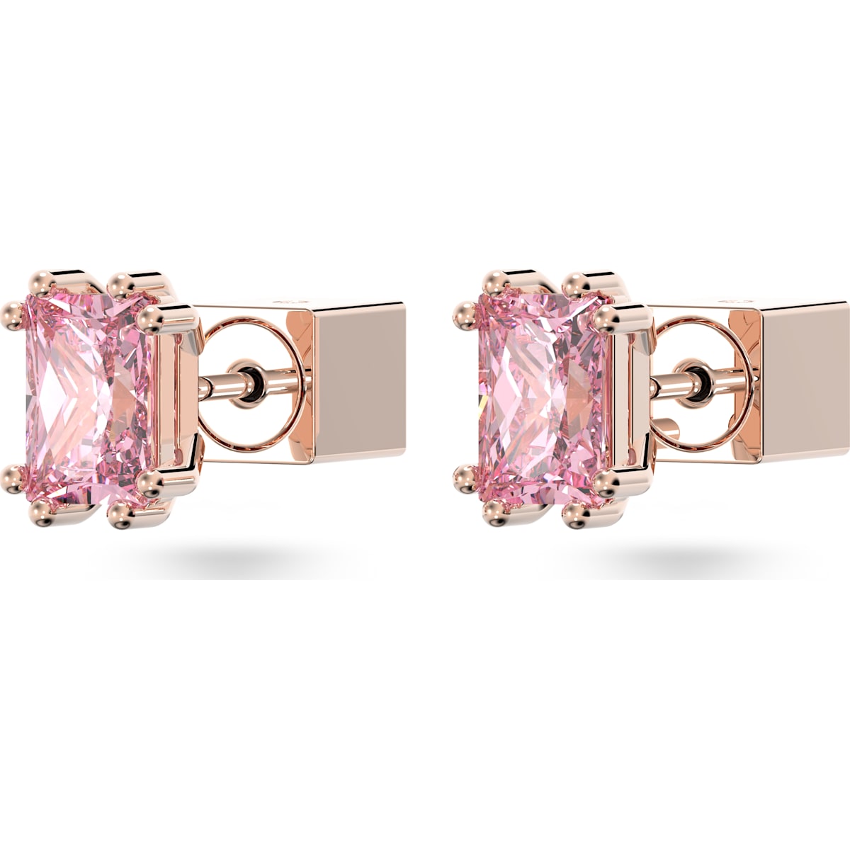 Stilla Ohrstecker, Rosa, Roségold-Legierungsschicht - CRYSTAL UNTERBERGER