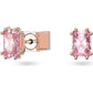 Stilla Ohrstecker, Rosa, Roségold-Legierungsschicht - CRYSTAL UNTERBERGER