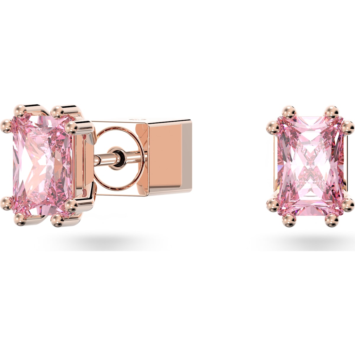 Stilla Ohrstecker, Rosa, Roségold-Legierungsschicht - CRYSTAL UNTERBERGER