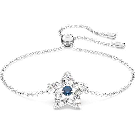 Swarovski - Stella Armband Stern, Blau, Rhodiniert - CRYSTAL UNTERBERGER