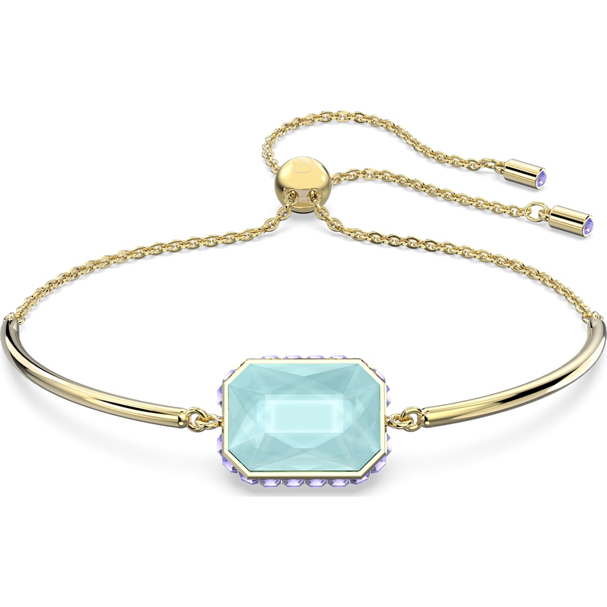 Orbita Armband, Oktagon-Schliff, Mehrfarbig, Goldlegierungsschicht - CRYSTAL UNTERBERGER