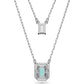 Swarovski - Millenia Halskette im Lagenlook Oktagon-Schliff - CRYSTAL UNTERBERGER