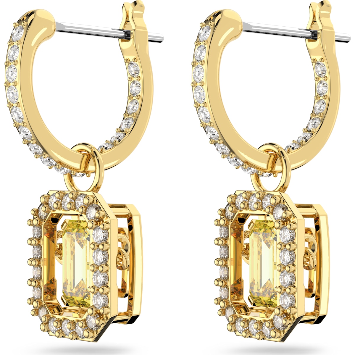 Swarovski - Millenia Drop-Ohrhänger Oktagon-Schliff - CRYSTAL UNTERBERGER