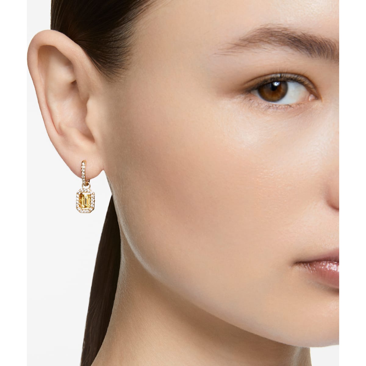 Swarovski - Millenia Drop-Ohrhänger Oktagon-Schliff - CRYSTAL UNTERBERGER