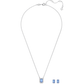 Swarovski - Millenia Set Oktagon-Schliff, Blau, Rhodiniert - CRYSTAL UNTERBERGER