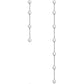 Swarovski - Constella Drop-Ohrhänger Asymmetrisches Design, Weiß, Rhodiniert - CRYSTAL UNTERBERGER