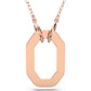 Swarovski - Dextera Anhänger Achteckform, Pavé, Weiß, Roségold-Legierungsschicht - CRYSTAL UNTERBERGER
