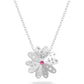 Swarovski - Eternal Flower Anhänger Blume, Rosa, Metallmix - CRYSTAL UNTERBERGER