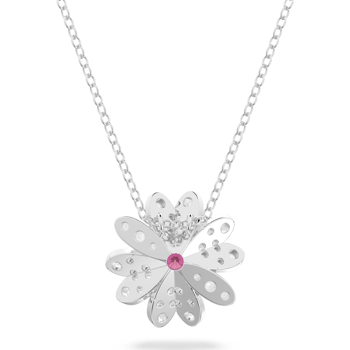 Swarovski - Eternal Flower Anhänger Blume, Rosa, Metallmix - CRYSTAL UNTERBERGER