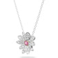 Swarovski - Eternal Flower Anhänger Blume, Rosa, Metallmix - CRYSTAL UNTERBERGER