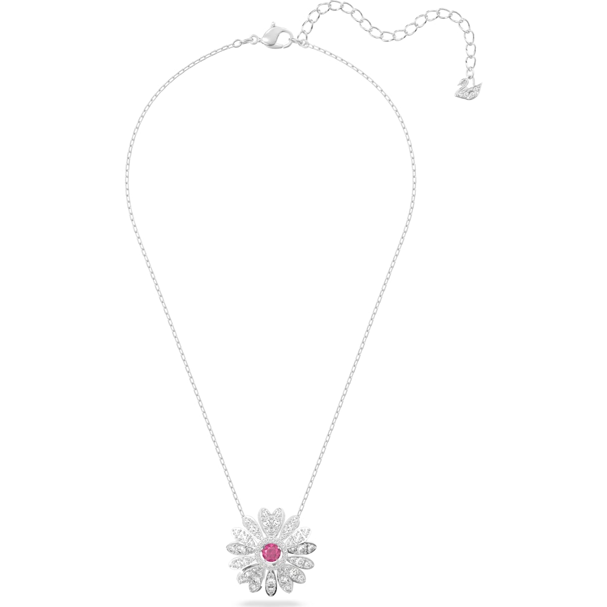 Swarovski - Eternal Flower Anhänger Blume, Rosa, Rhodiniert - CRYSTAL UNTERBERGER