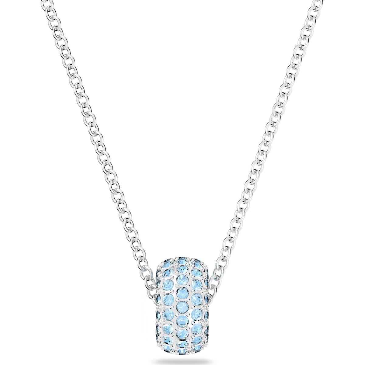 Swarovski - Stone Anhänger Blau, Rhodiniert - CRYSTAL UNTERBERGER