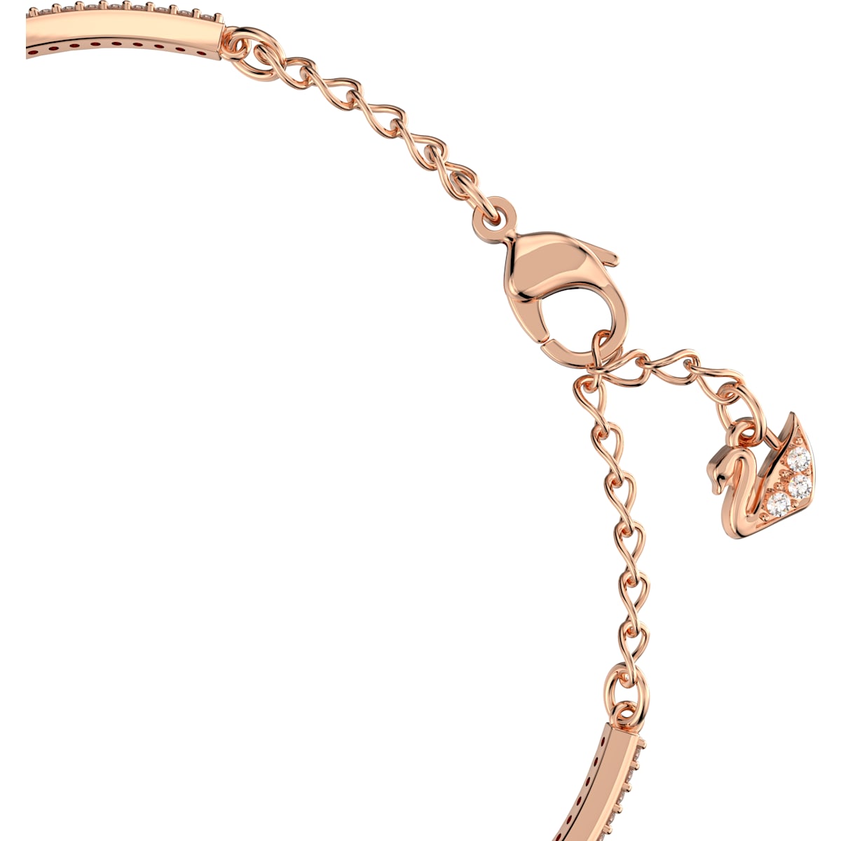 Swarovski - Swarovski Sparkling Dance Armreif Weiß, Roségold-Legierungsschicht - CRYSTAL UNTERBERGER