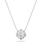 Swarovski - Sparkling Dance Halskette Blau, Rhodiniert - CRYSTAL UNTERBERGER