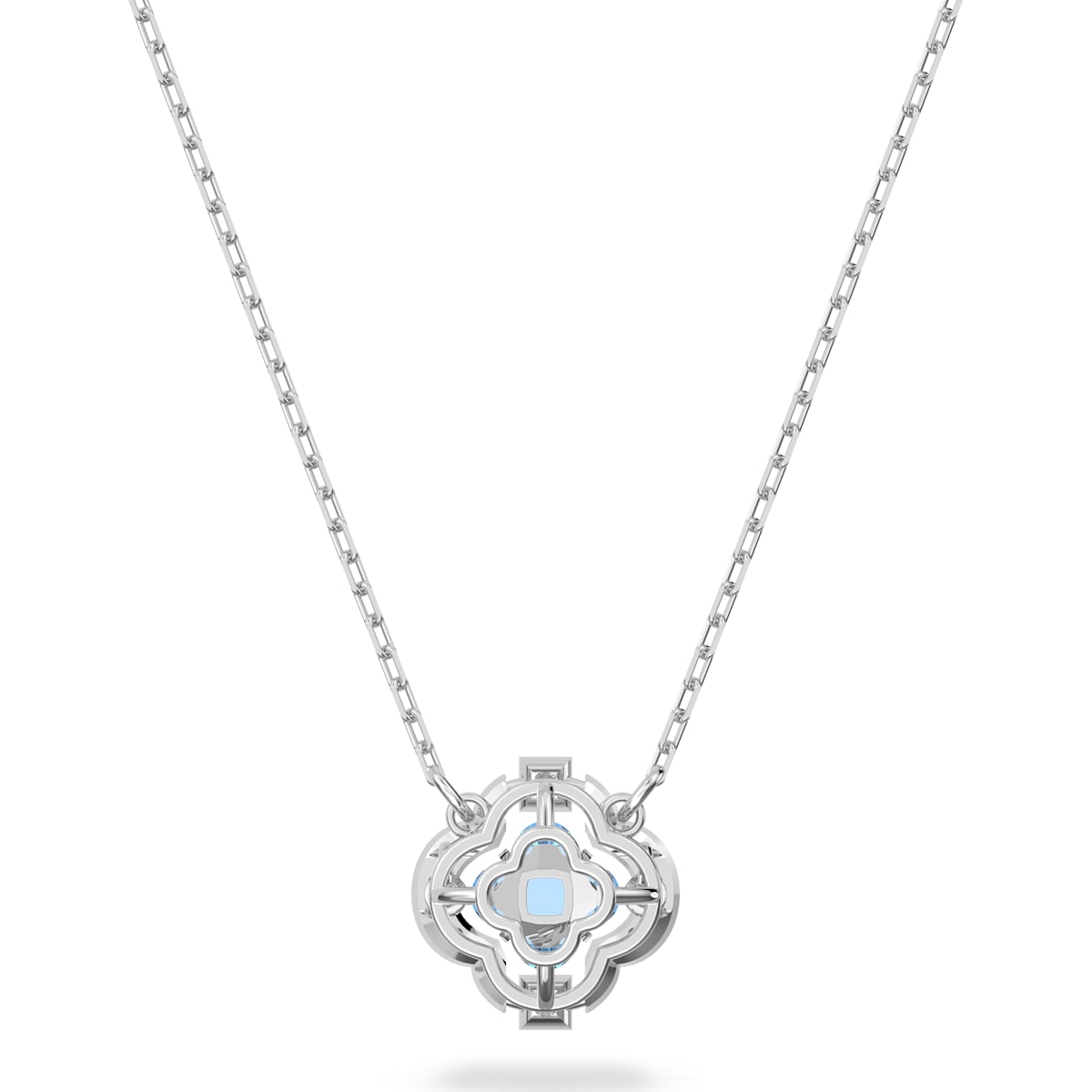 Swarovski - Sparkling Dance Halskette Blau, Rhodiniert - CRYSTAL UNTERBERGER