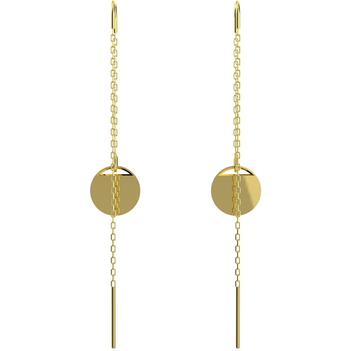 Swarovski - Ginger Drop-Ohrhänger Grün, Goldlegierungsschicht - CRYSTAL UNTERBERGER