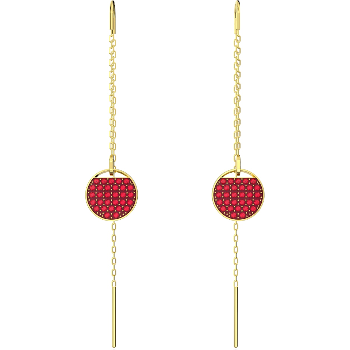 Swarovski - Ginger Drop-Ohrhänger Goldlegierungsschicht - CRYSTAL UNTERBERGER