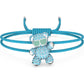 Swarovski - Teddy Armband Blau, Rhodiniert - CRYSTAL UNTERBERGER