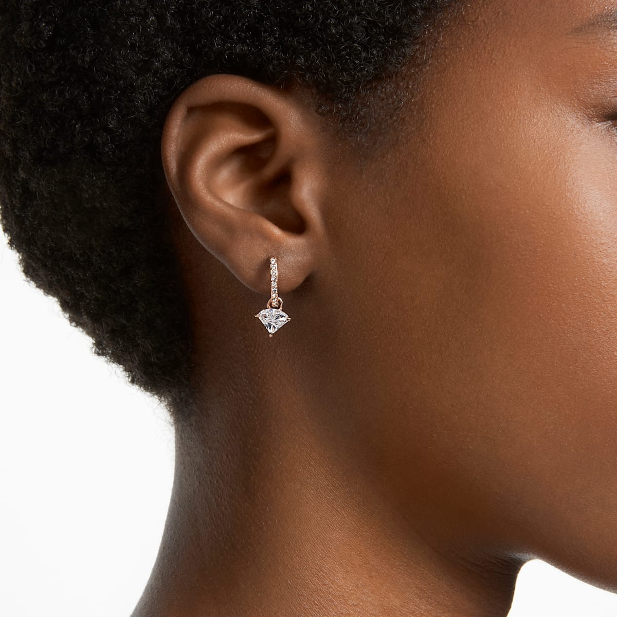 Swarovski - Ortyx Drop-Ohrhänger Trilliant-Schliff - CRYSTAL UNTERBERGER