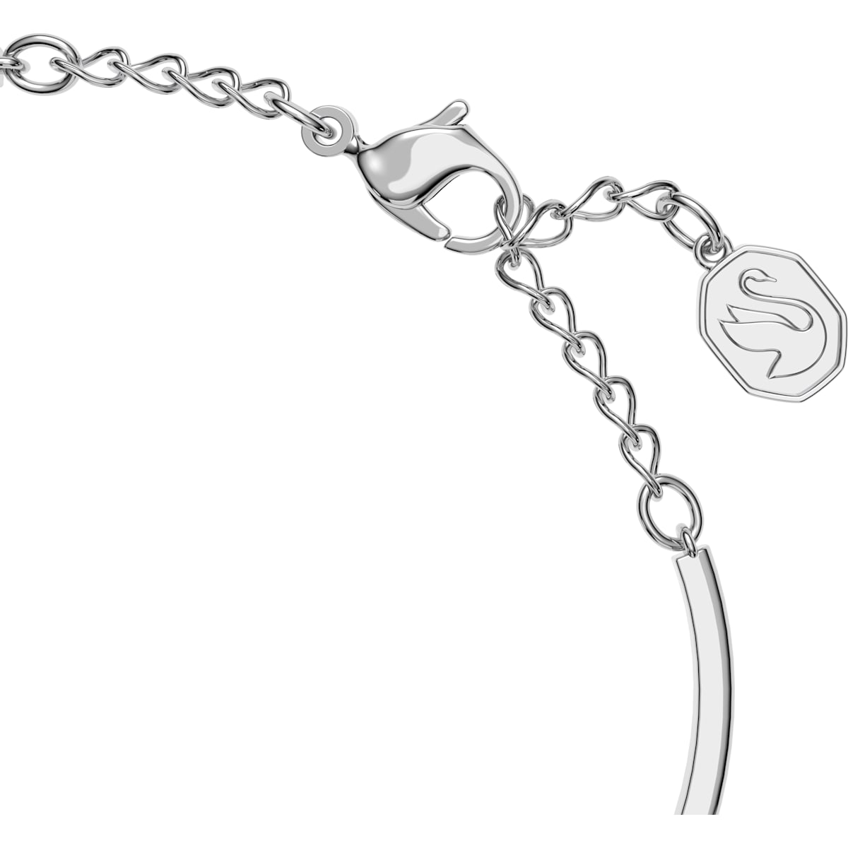 Swarovski - Gema Armreif Blume, Weiß, Rhodiniert - CRYSTAL UNTERBERGER