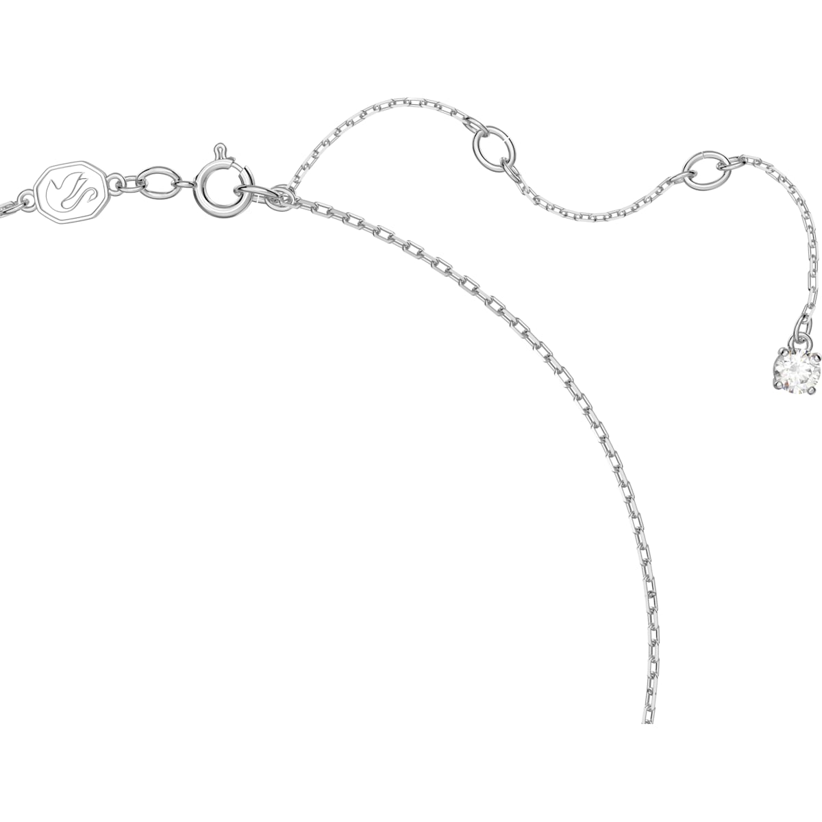 Swarovski - Gema Anhänger Blume, Weiß, Rhodiniert - CRYSTAL UNTERBERGER