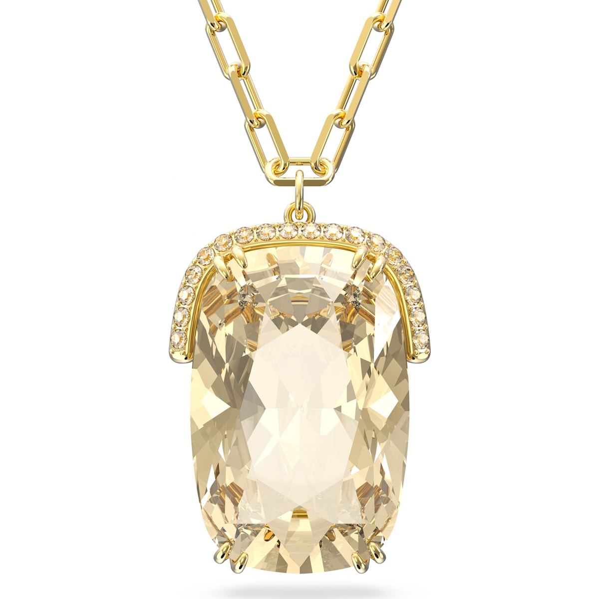 Swarovski - Harmonia Anhänger Übergroßer Kristall, Goldfarben, Goldlegierungsschicht - CRYSTAL UNTERBERGER