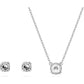 Constella Set Rundschliff, Weiß, Rhodiniert - CRYSTAL UNTERBERGER