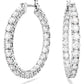 MATRIX:OHRSTECKER HOOP MWHI/RHS - CRYSTAL UNTERBERGER