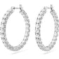 MATRIX:OHRSTECKER HOOP MWHI/RHS - CRYSTAL UNTERBERGER