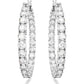 MATRIX:OHRSTECKER HOOP MWHI/RHS - CRYSTAL UNTERBERGER