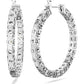 MATRIX:OHRSTECKER HOOP MWHI/RHS - CRYSTAL UNTERBERGER
