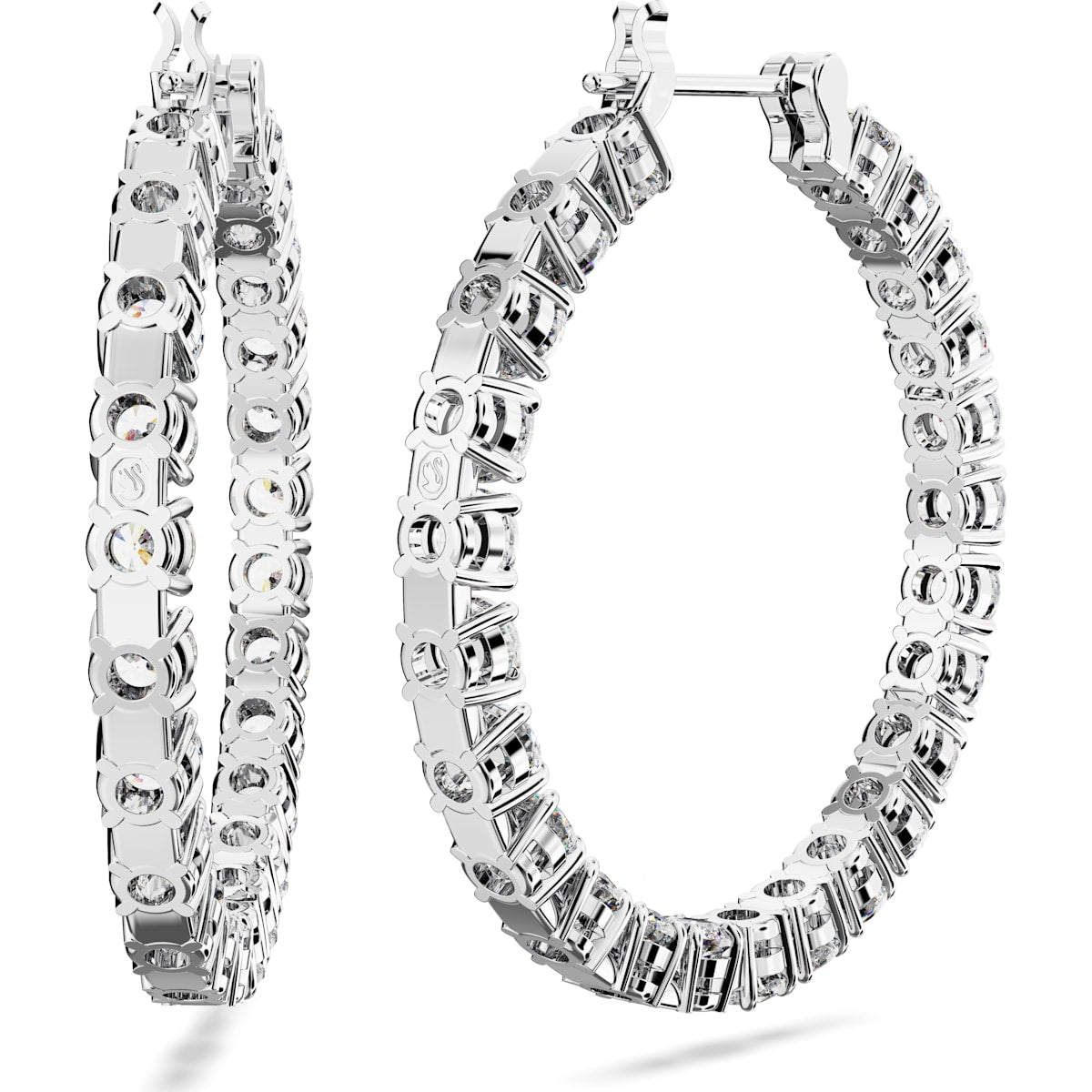 MATRIX:OHRSTECKER HOOP MWHI/RHS - CRYSTAL UNTERBERGER