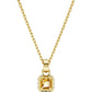 Stilla Anhänger Kissenschliff, Gelb, Goldlegierungsschicht - CRYSTAL UNTERBERGER
