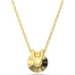 Bella V Anhänger Rundschliff, Goldfarben, Goldlegierungsschicht - CRYSTAL UNTERBERGER