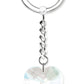 CRYSTAL HEART KEYRING