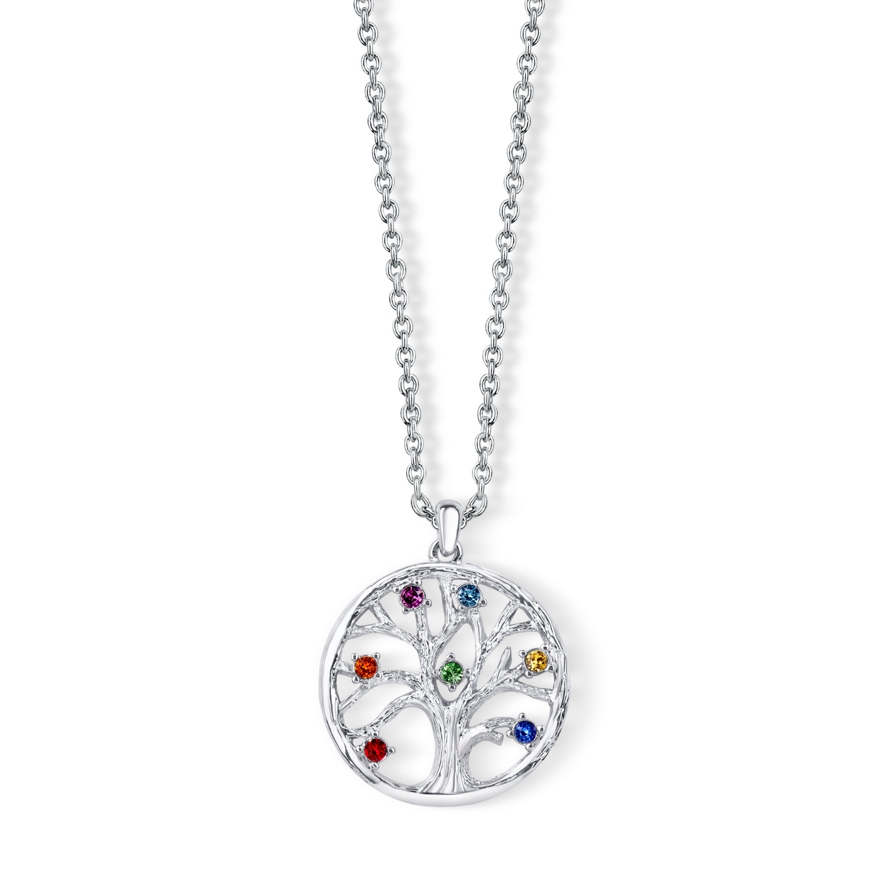 CRYSTALP - Chakra Tree Of Life Anhänger mit Kette - CRYSTAL UNTERBERGER