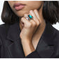 Swarovski - Chroma Cocktail Ring Grün, Goldlegierungsschicht - CRYSTAL UNTERBERGER
