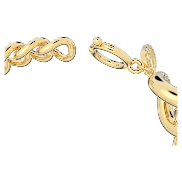 Swarovski - Dextera Armband, Pave, Weiss, Goldlegierungsschicht - CRYSTAL UNTERBERGER